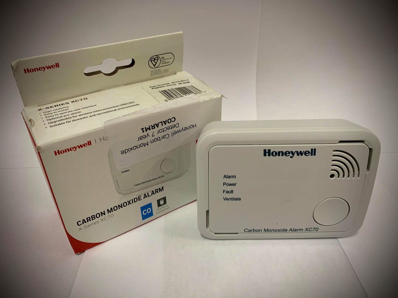 carbon monoxide detector honeywell